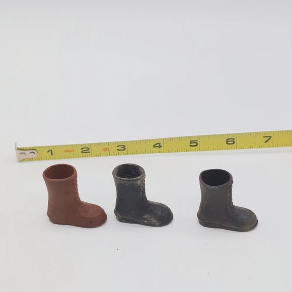 1964 GI JOE Boot Lot Brown Black - Picture 1 of 3